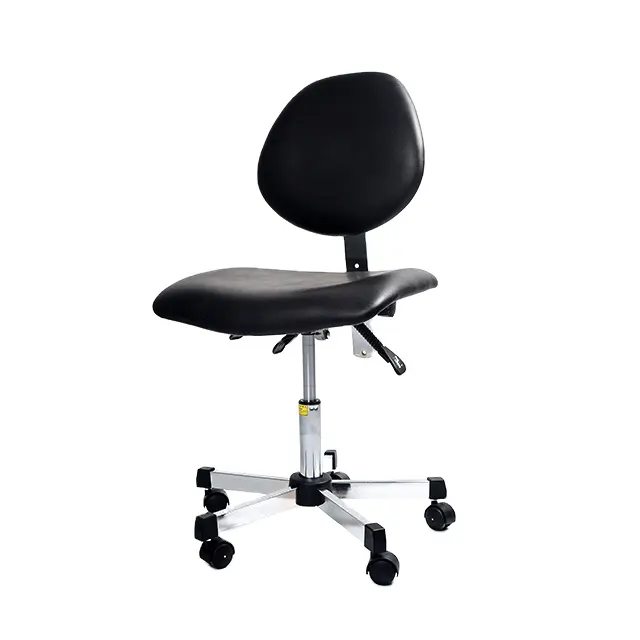 Modern PU Leather Ergonomic ESD Industrial Chair with wheels