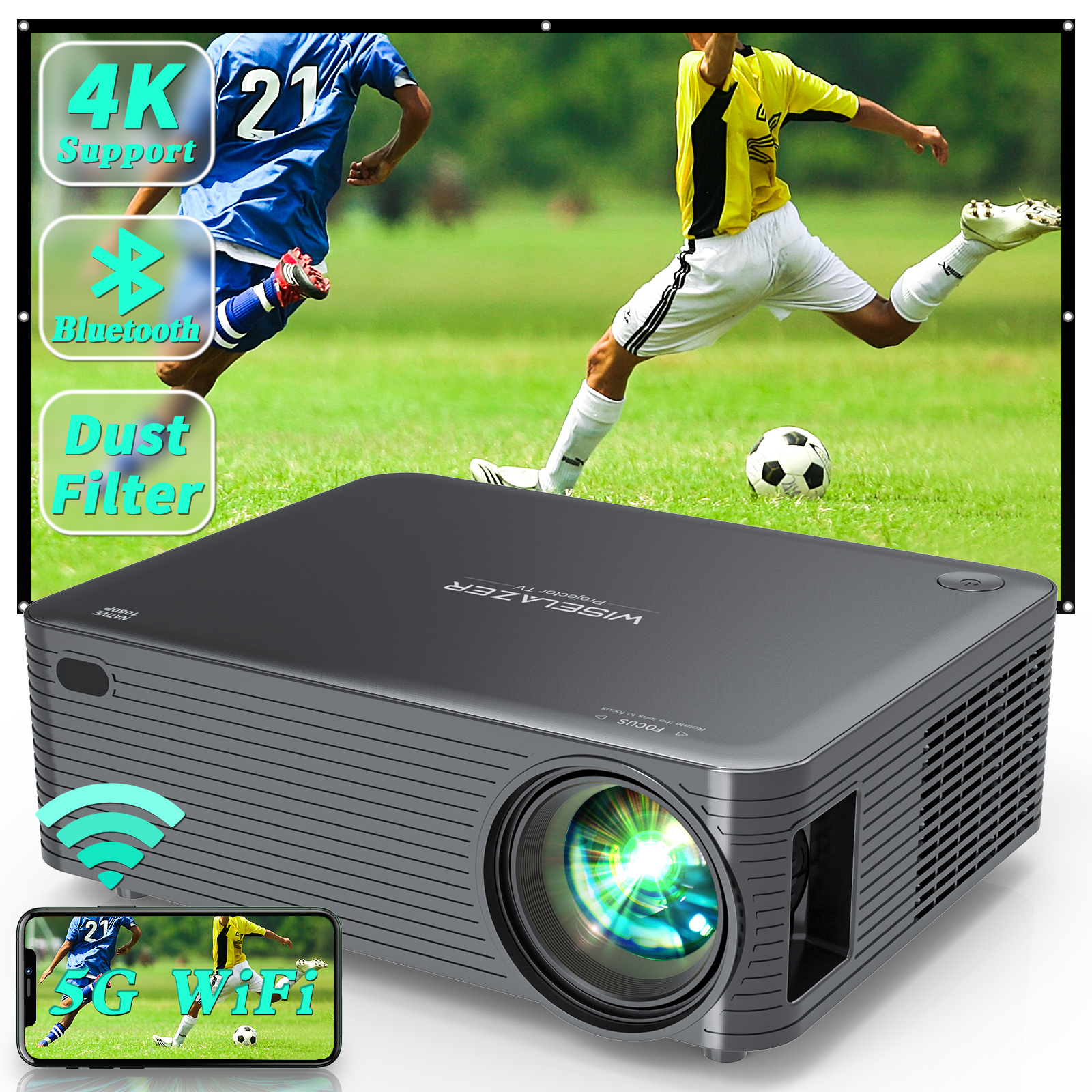 Популярный небольшой светодиодный видеопроектор Amazon Incorcorp, отслеживание Infocorp Pico Mini Portable 4K Android Tv, цена, экран проектора A30