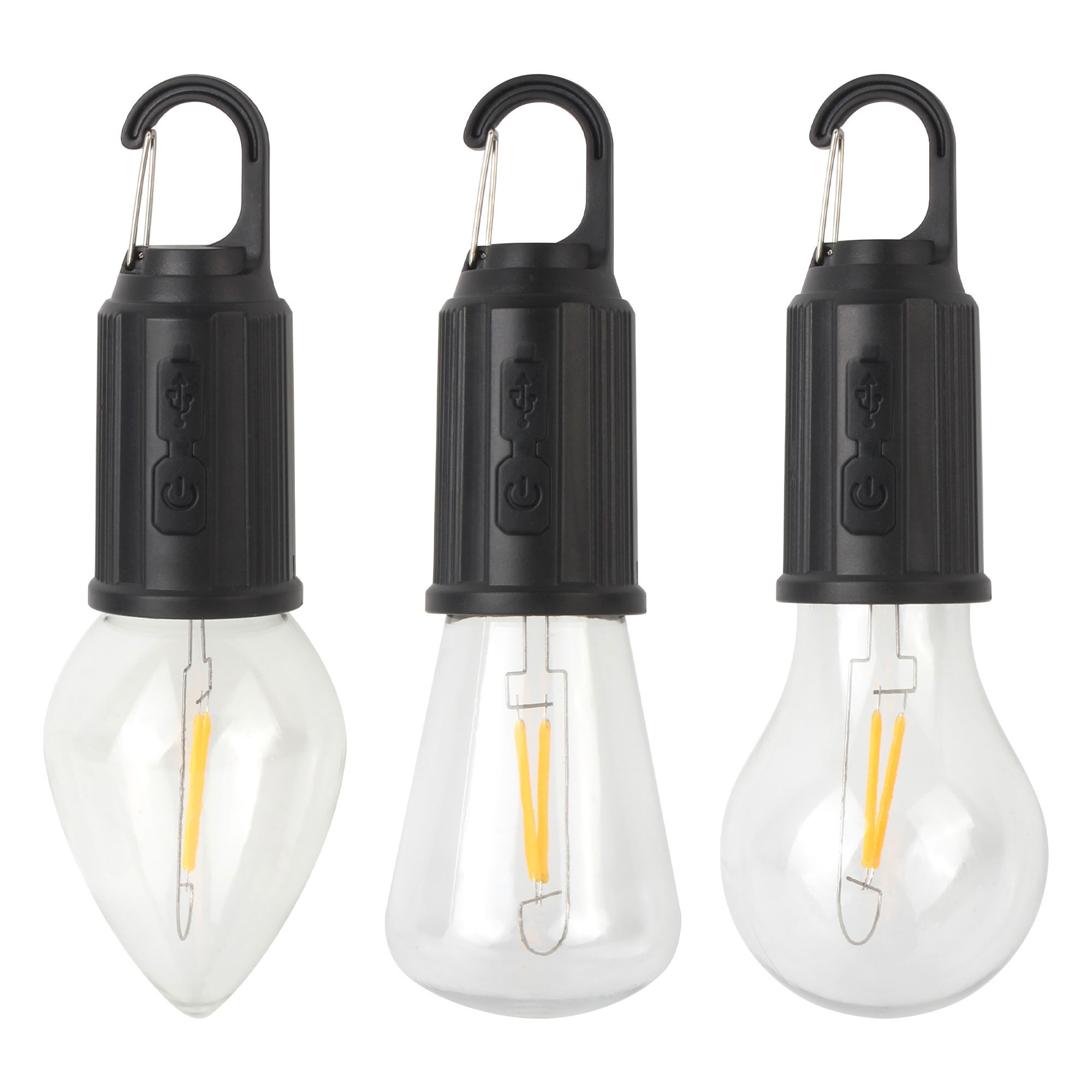2024 Custom Factory Wholesale 200lm Warm Light Top Portable Hanging Type-c Charging Cob Camping Light With Hook