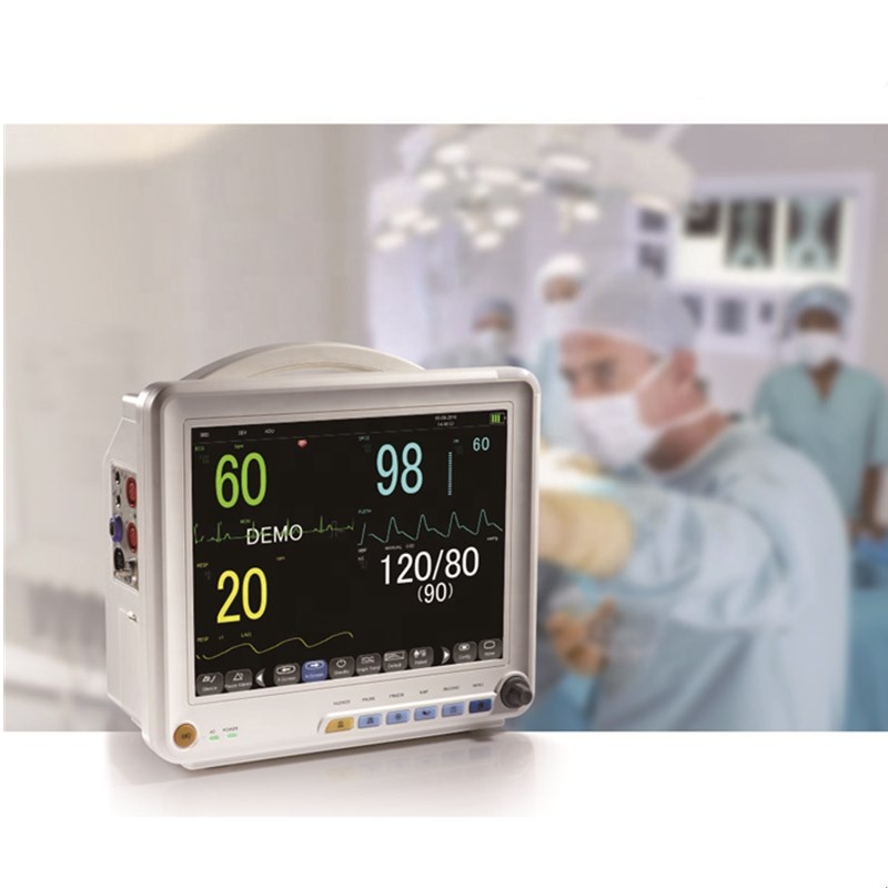 Монитор пациента 80d ECG Temp Resp SpO2 NIBP Pr для хирургического мониторинга диагностики в больнице.