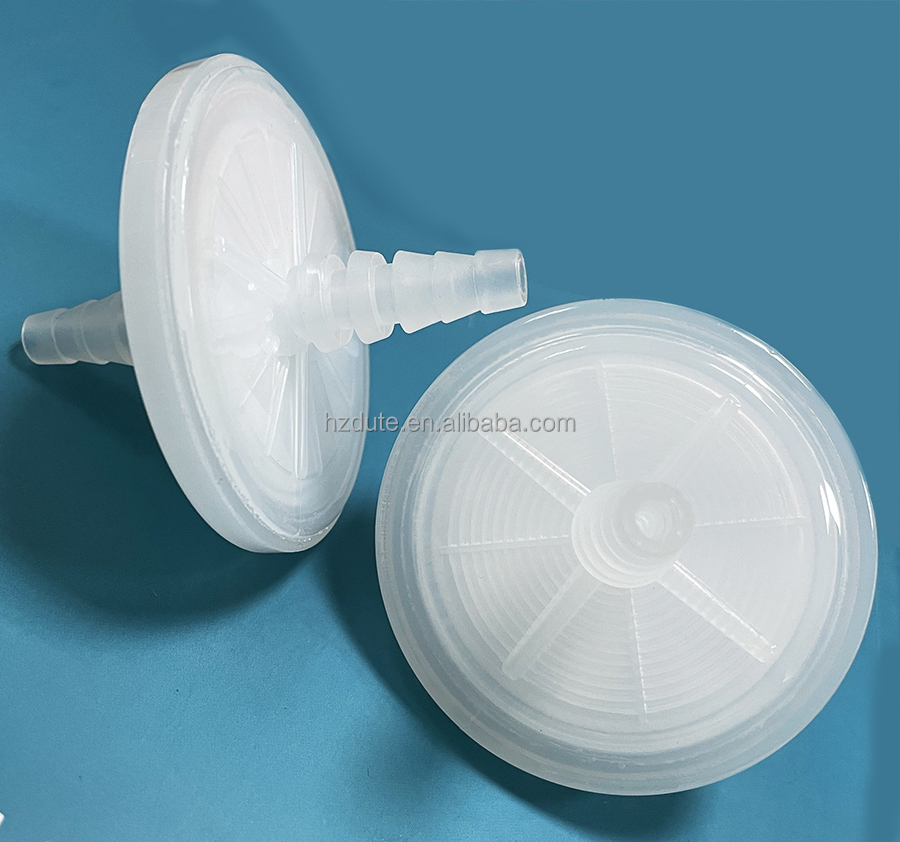 Plastic 50mm Disposable Hydrophilic PTFE Micron Syringe Filter For Lab