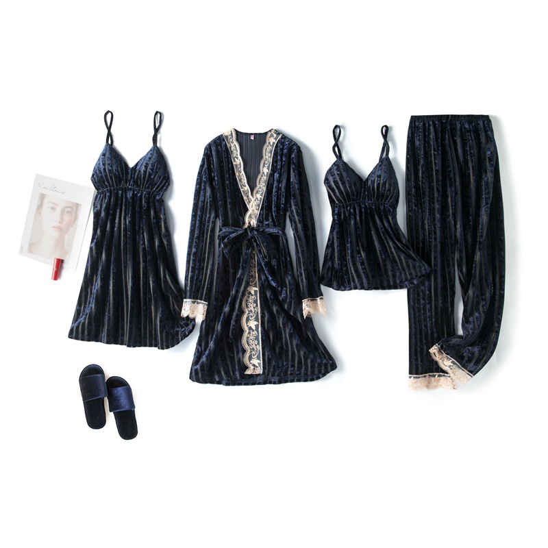 Pijamas De Navidad Vetement Femme Атлас Pijamas Mujer халаты Femmes; Robe De Soir пижамы знаком пижамы для женщин