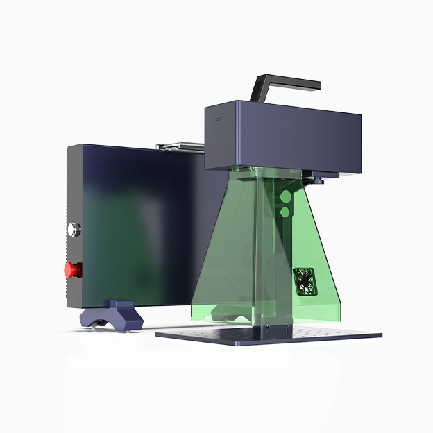 3d deep engraving 20w laser marking machine for NFC metal credit card ring and cup for metal deep engraver