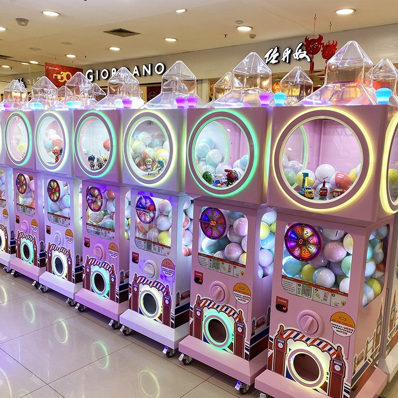 Высококачественный торговый автомат Big Ben Capsule Gashapon Gachapon, Вишневый Розовый