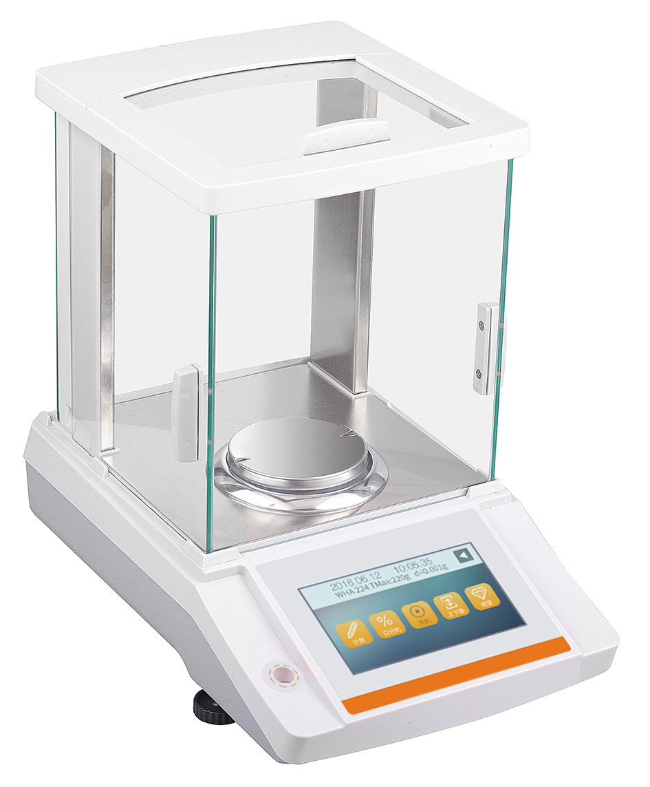 High precision touch screen 0.1mg/1mg Analytical Balance for LAB.