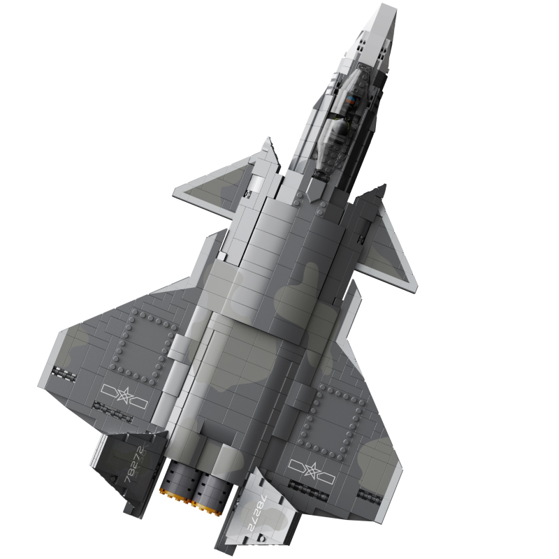 Reobrix 33025 Pagani Design Military Series Fighter Set J-20 Plane Blocks Building Toys For Blocks Model Building Toys