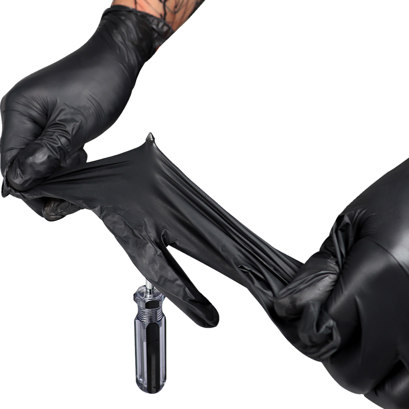 Fine black nitrile disposable glove latex glove making machine medical