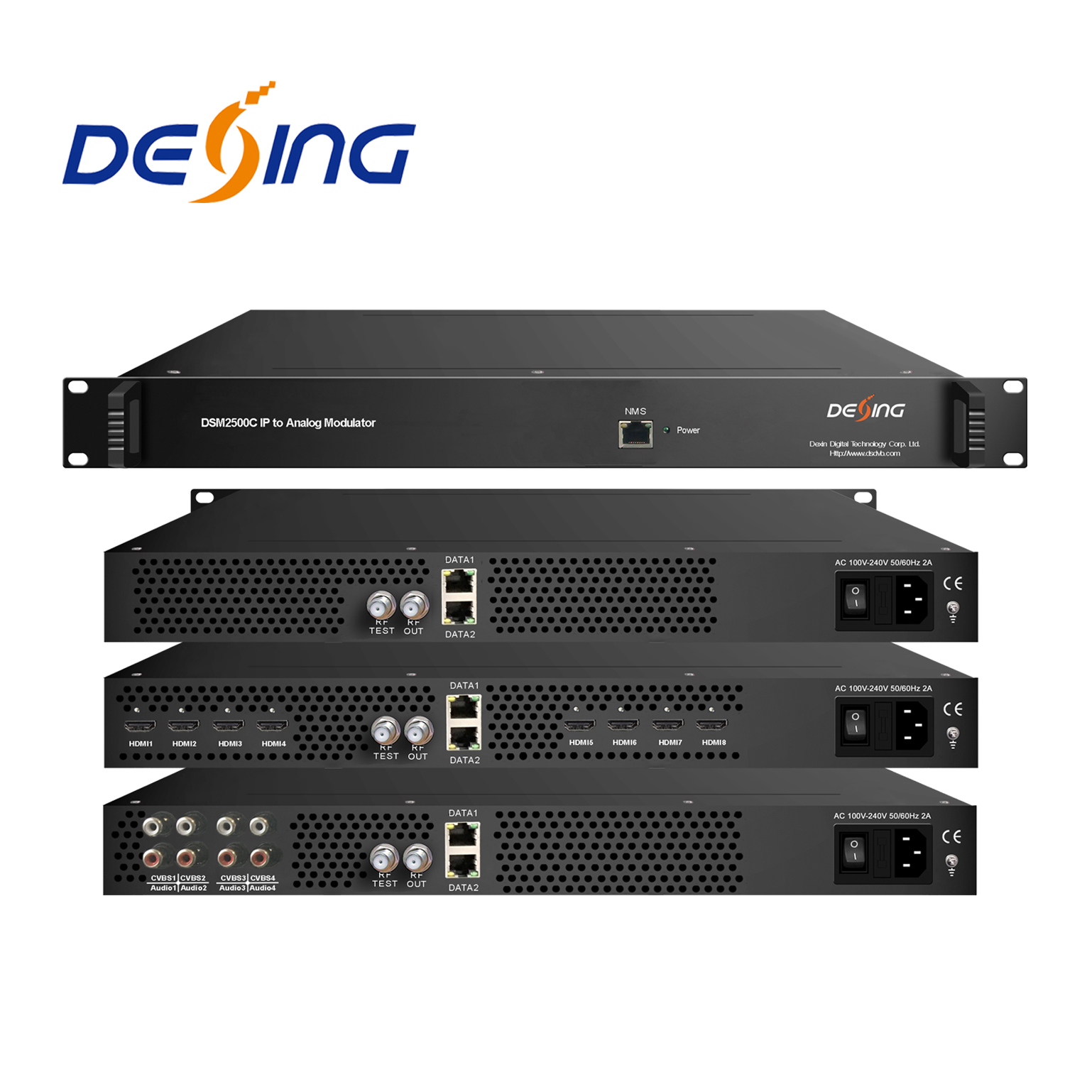 Аналоговый преобразователь DSM2500C, 32 в 1, аналоговый модулятор IP в PAL/NTSC модулятор с установкой osd CC/subtitle/teletext