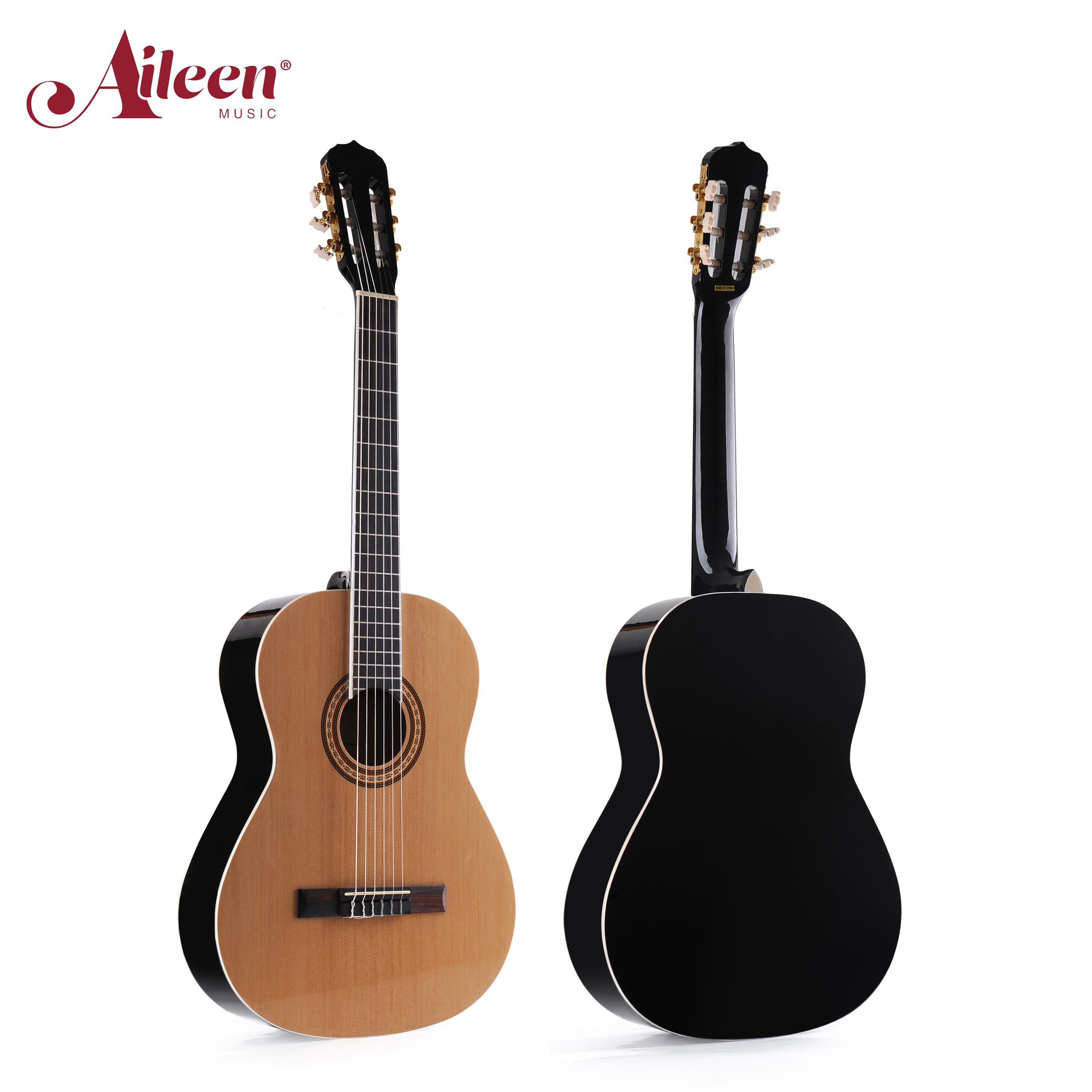 AileenMusic wholesale 39" 36" beginner classical guitars for sale (AC965H)