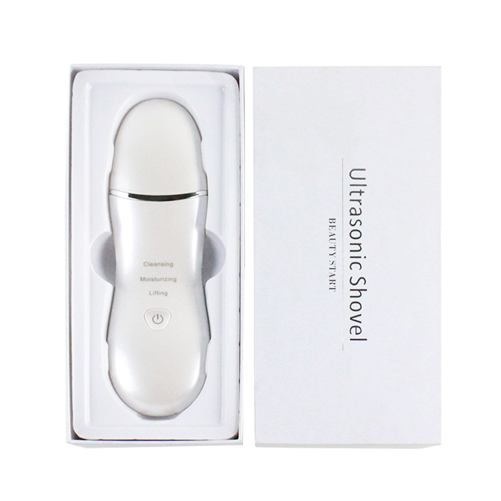 Ultrasound face cleaner Silicone head Pore Cleaning beauty machines facial peeling ultrasonic skin scrubber exfoliante