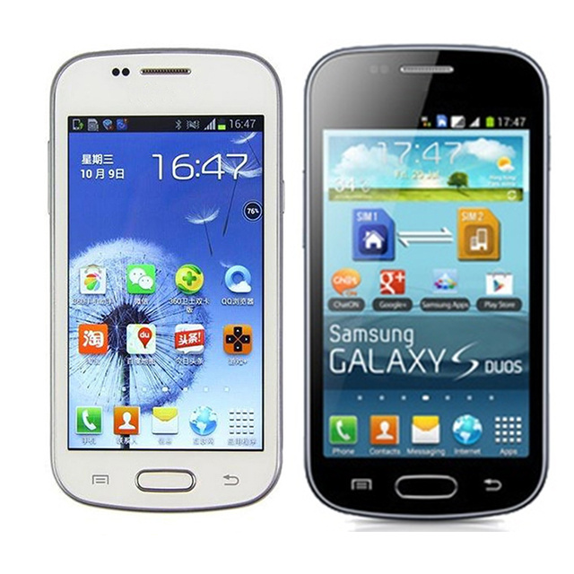Мобильный телефон для samsung S7572 3G, несколько языков, android smart II S7572, разблокированный сотовый телефон