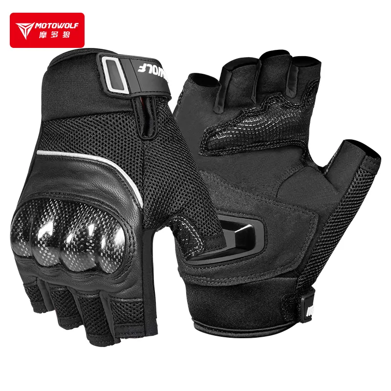 hot sale non-slip design motorcycle sporting riding tactical self defence half finger gloves