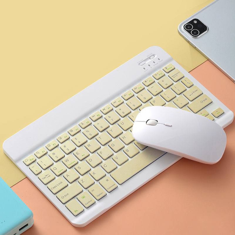 Беспроводная клавиатура и мышь для Apple Teclado, iPad, Xiaomi, Samsung, Huawei, телефона, планшета, беспроводная клавиатура для Android, IOS, Windows