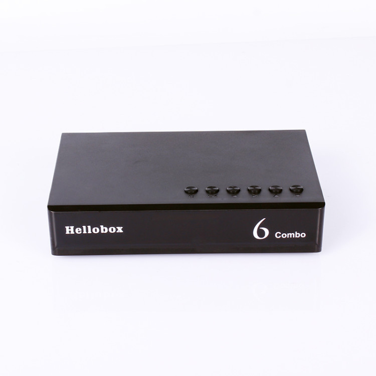 Телеприставка цифровая hellobox 6, телеприставка Hellobox6, комбинированный H.265 декодер T2 + S22X hd спутниковый ТВ-приемник