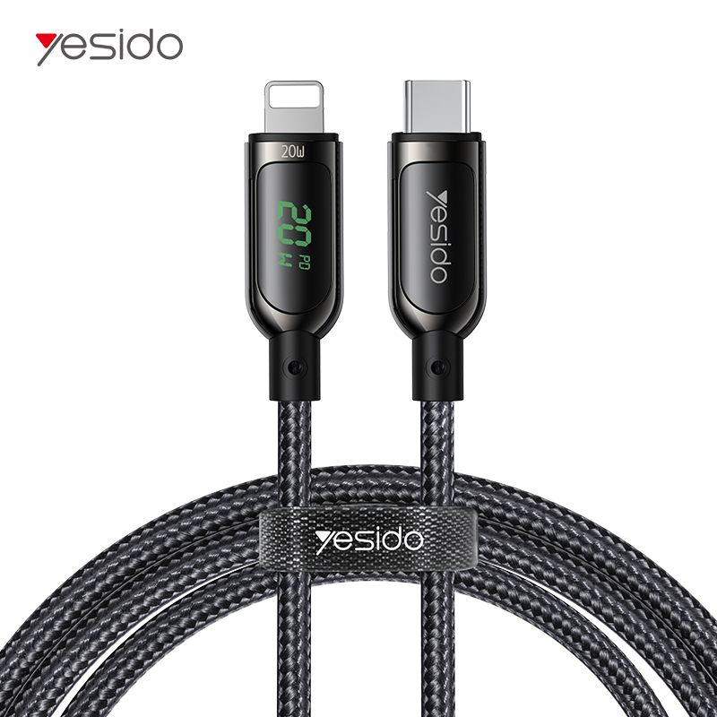 Usb-кабель зарядный в нейлоновой оплетке с Usb Type-C на Lightning, 2,4 А, 20 Вт