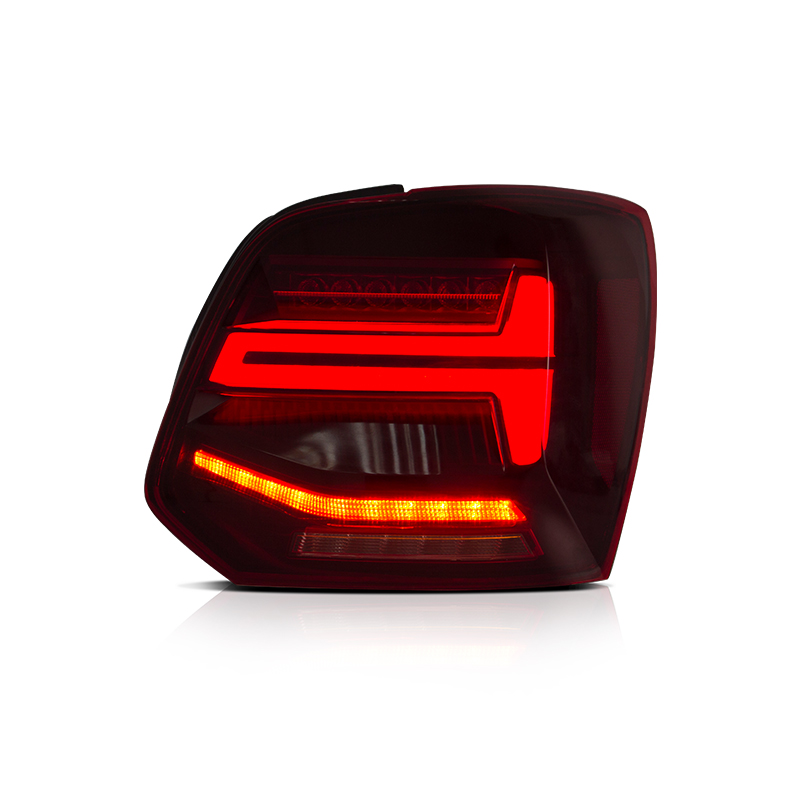 VLAND Full LED Taillights Wholesales Rear Lamp Assembly 2009-2018 With Sequential Turn Signal Car Tail Light For VW Polo mk5