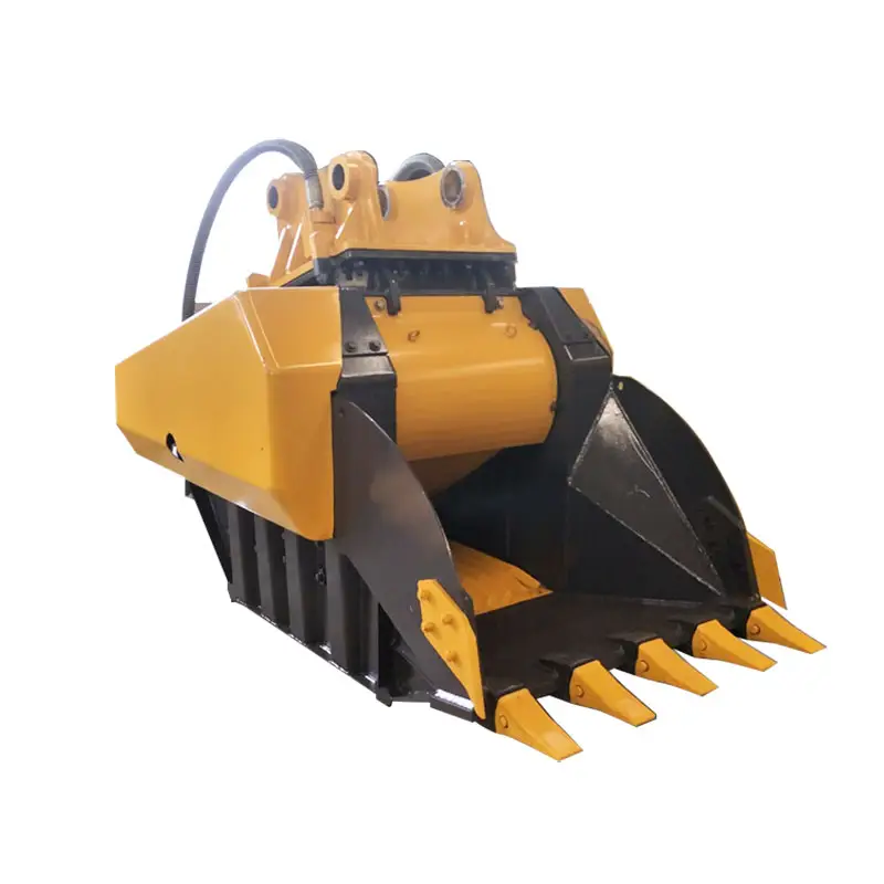 Construction machinery parts jaw crusher bucket for excavator ZX200-3