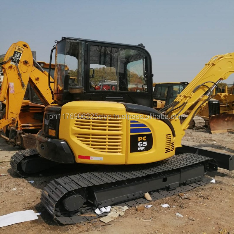 Подержанный мини-экскаватор komatsu pc55/очень хороший мини-экскаватор komatsu pc55mr-2 pc50 pc40 на продажу