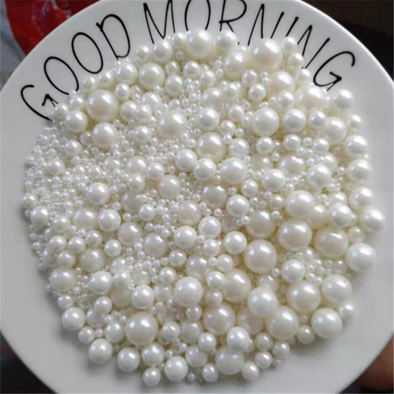QAKGL Wholesale Hot Birthday Party Baking Supplies 500g Mixed Sized E dible Sugar Pearl Sprinkles Cake Decore Sugar Beads Candy