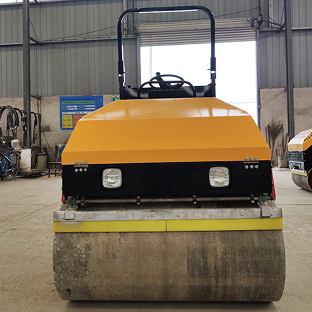 China Ride On Double Drum Small Vibratory Road Roller Price 3 Ton Road Roller Paver Laying Machine Diesel Road Roller Machine