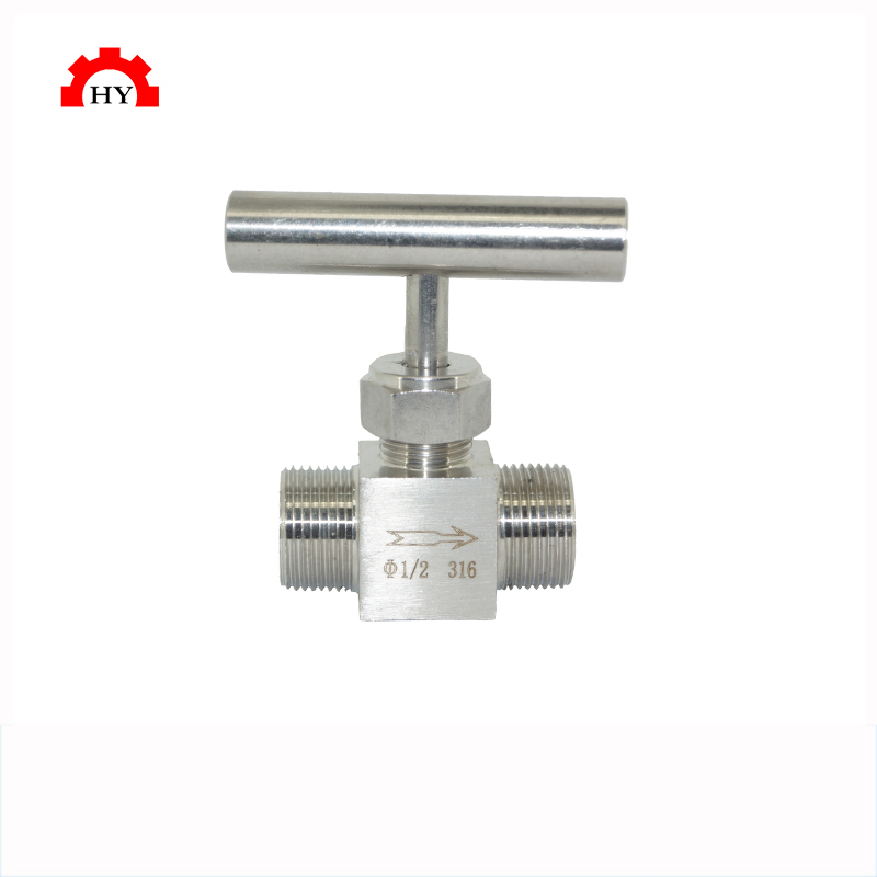Integral Bonnet Stainless Steel Mini SS316 Needle Valve NPT Thread
