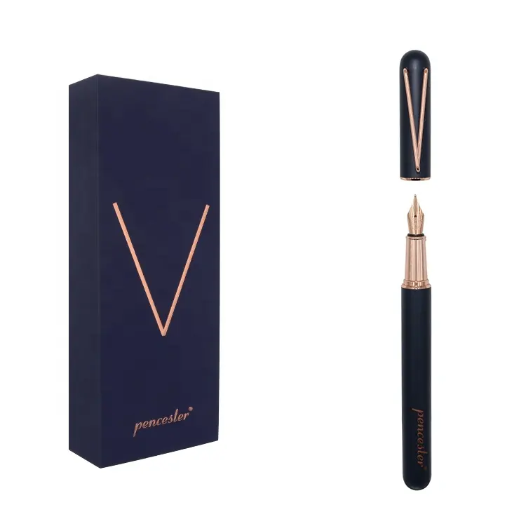 Pencester Brand Latest Luxury business gift fountain pen kits, pen fountain gift pen box