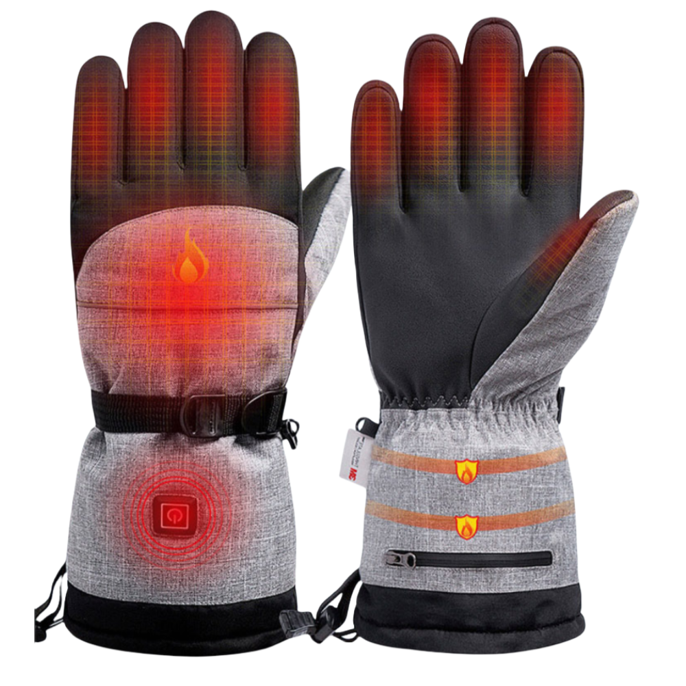 Cold-Resistant Waterproof Safety Gloves with Heating Features Latex Coating Nylon Lining Protective Construction Work XL Size