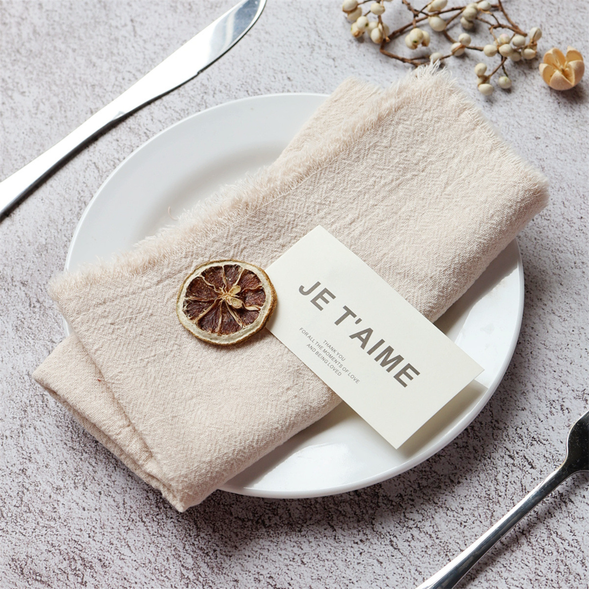 Serviettes De Table En Tissus Pour Mariage Fringe Table Cotton Gauze Napkins Wedding Cheese Cloth Napkins With Tassels