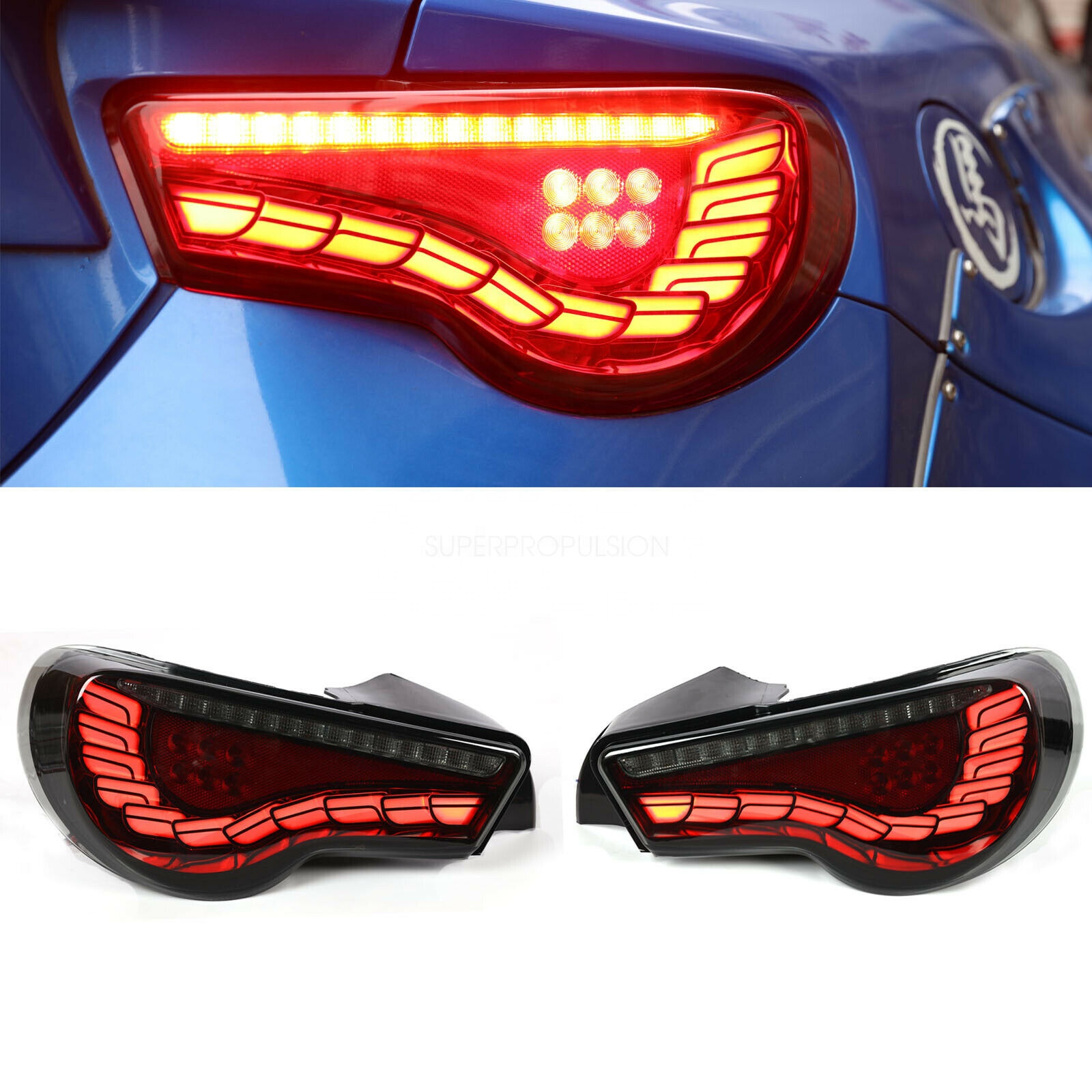 Hcmotion завод запуска анимации 86 FT86 GT86 Scion FR-S задние фонари 2012-2021 светодиодные задние фонари для Subaru BRZ