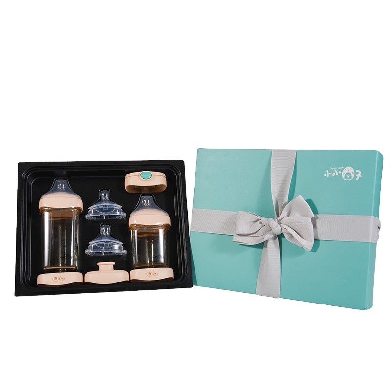 PPSU Baby Feeding Bottles Set Luxury Baby Gift Print Pattern Support Mother's Day New Baby Gift