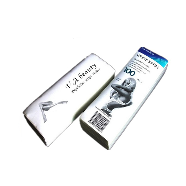 Thick OEM Disposable Non-woven wax strips depilatory wax strips With Private Label