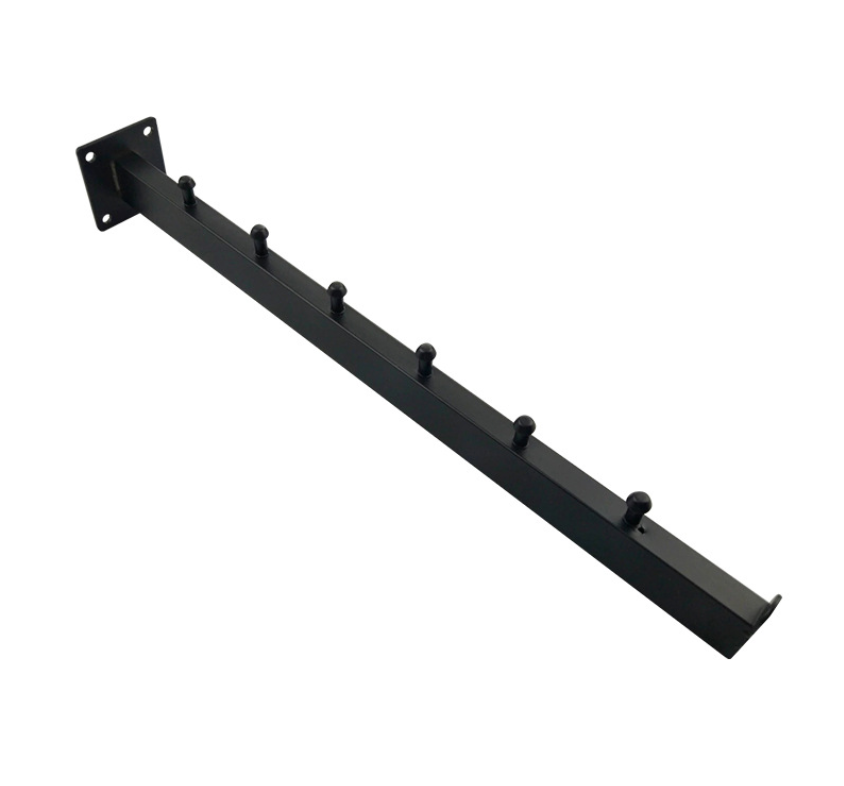 Clothing Store Metal Arms Display Racks Cloth Hanger Accessories Wall Mount Straight Arm