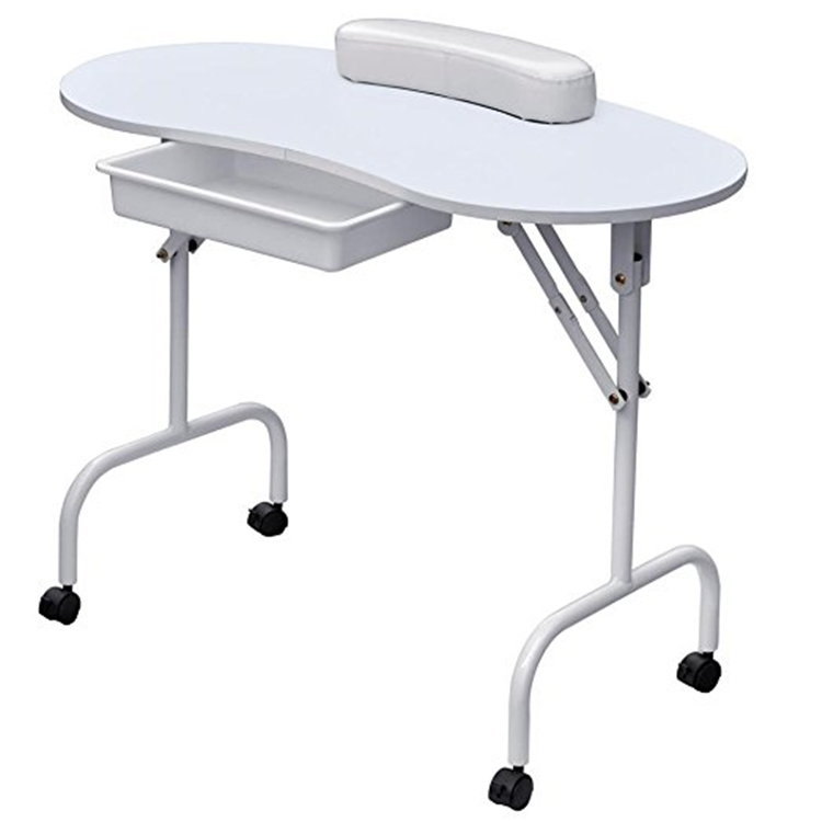 Beauty Furniture Manicure Technician Foldable Portable Art Salon Tech Cheap Nail Table