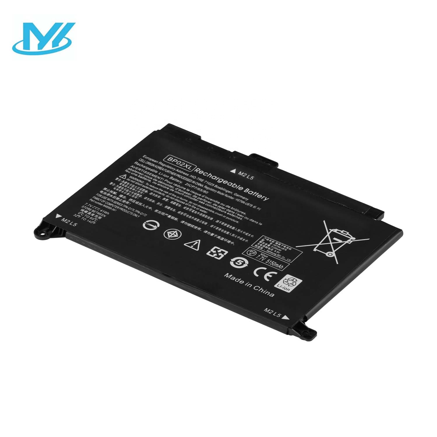 BP02XL компьютерный Аккумулятор для ноутбука HP 849569-421 849569-541 849569-542 849909-850 TPN-Q172 TPN-Q175