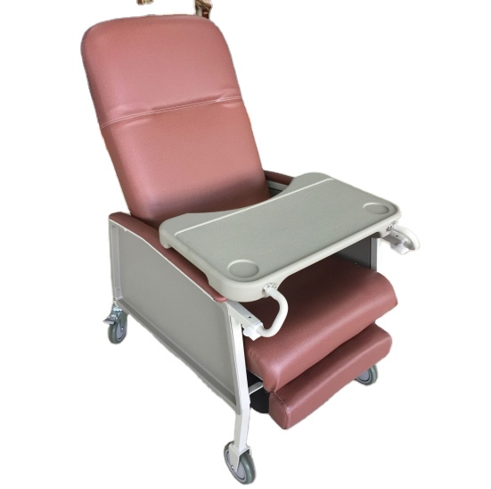 SY-509 Cheap Hospital Portable Manual Blood Donation Chair Medical Foldable Drawing Collection Chair Armrest Price
