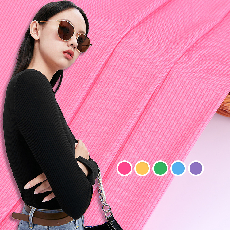 Hot Sale elastan Breathable knit satin Polyester Knitting Modal Fabric For Garment shirt