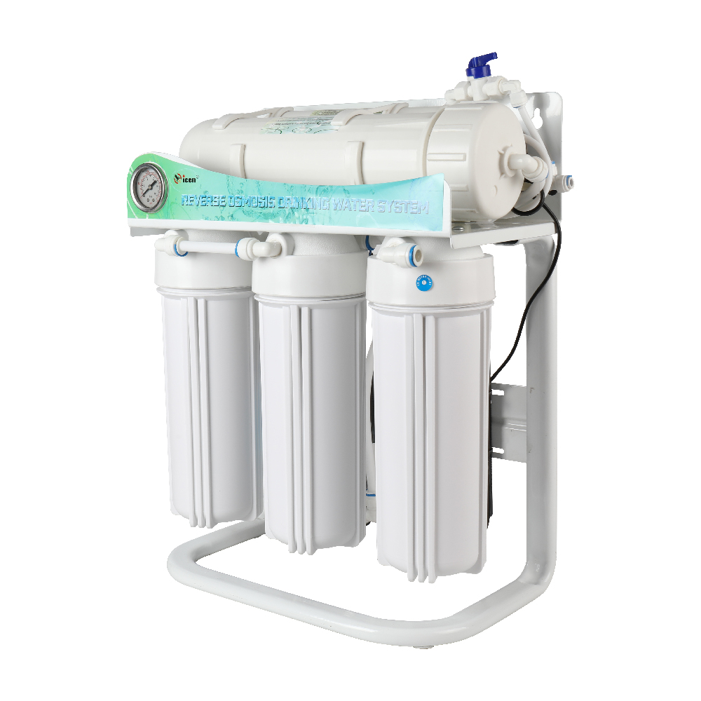 Qicen 5 Stages 600GPD Membrane Home use Water Treatment System Reverse Osmosis