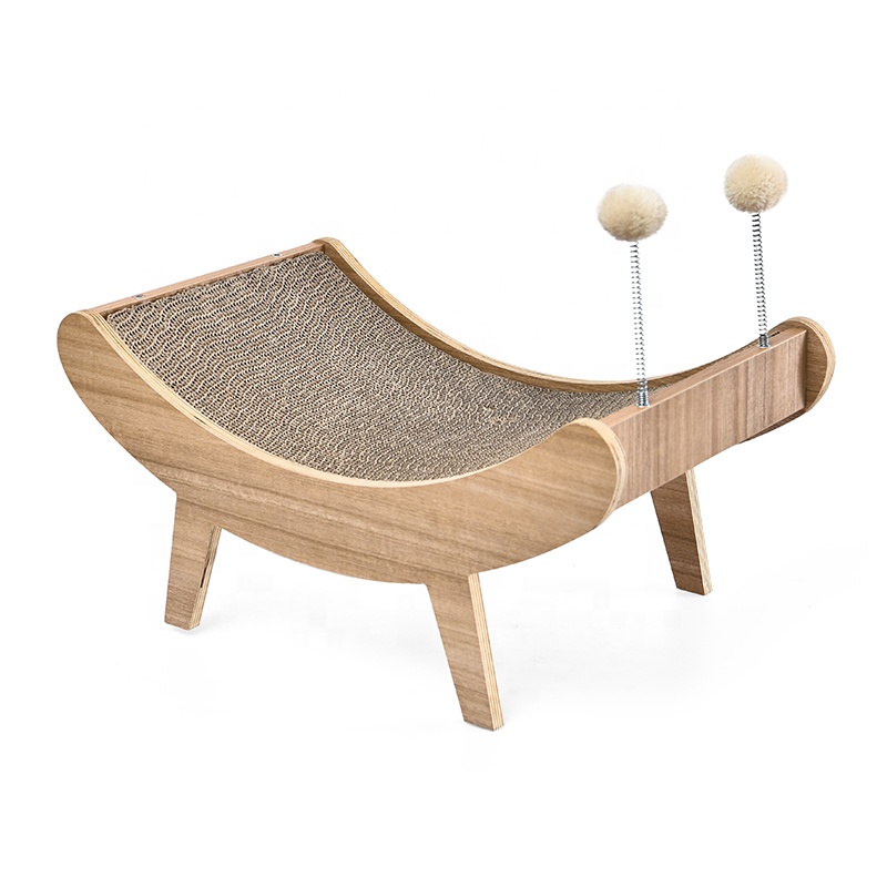 New Play Cat Corrugated Paper Board Pet Kitten Furniture Bed Tree Wood Cat Scratcher