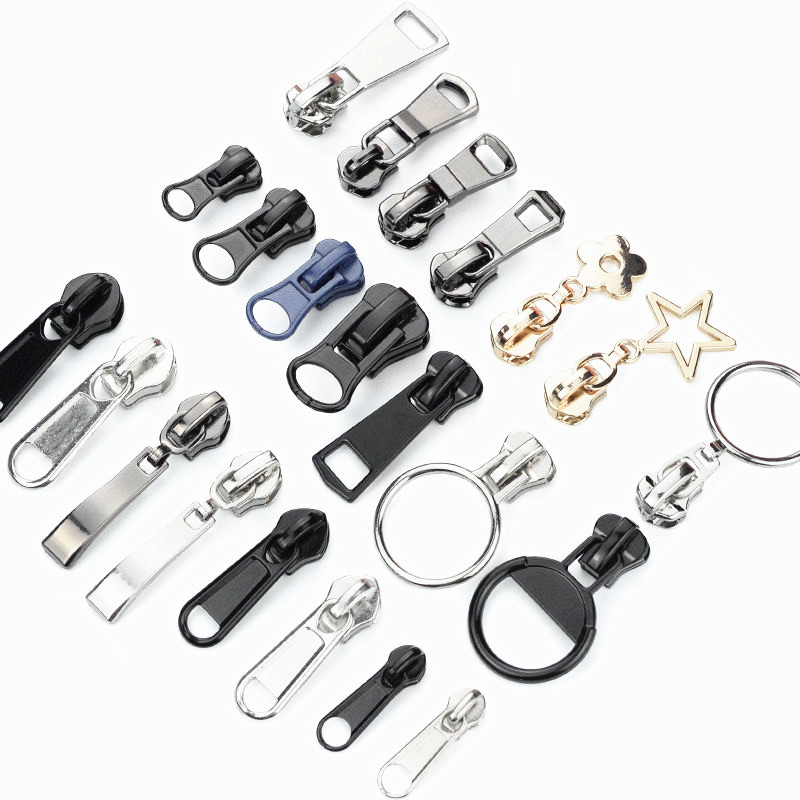 Wholesale Price 3# 5# 8# 10# Sale High Quality Nylon /Resin/Metal Zipper Puller For Clothes