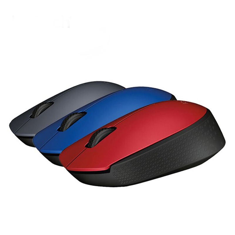 Logitech M170 беспроводная мышь 2,4 ГГц оптическая мышь 3 кнопки 2 способа колеса мыши с нано-приемник для портативных ПК геймерская мышь