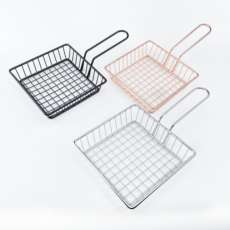 New Design Practical Kitchen Tool Stainless Steel Fry Basket for Home Kitchen