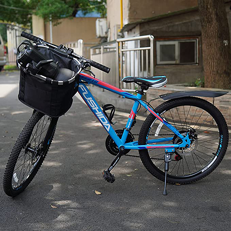 Quick Release Bicycle Basket Small Pet Cat Dog Carrier Bicycle Handlebar Basket Bike Basket
