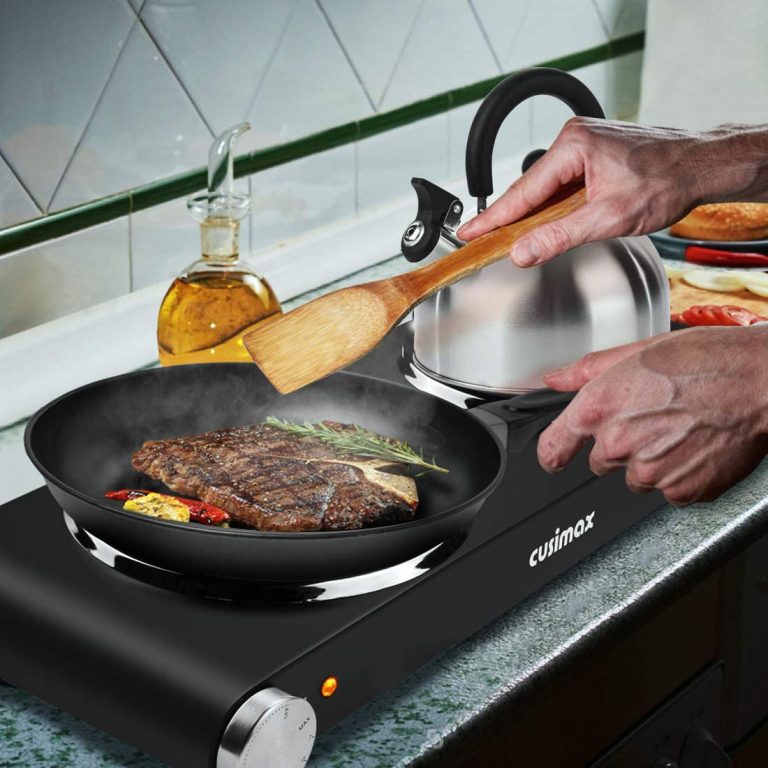 CUSIMAX Double Hot Plates,electric burner, 2 burner electric stove