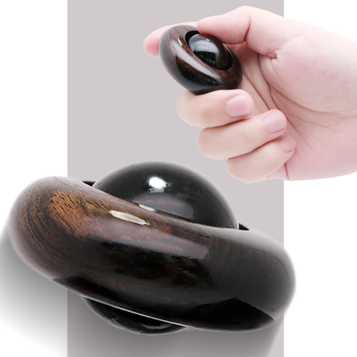 EDC ADHD Tools Portable Figette Toys Adults Fidgets for Anxiety and Stress Balls Wooden Stress Relief Toy Fidget Toys for Adults
