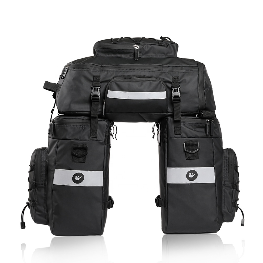 Multi-functional Cycling Pannier Bike Waterproof Rainproof Saddle Transportation Bag Bike Pannier Backpack Bag