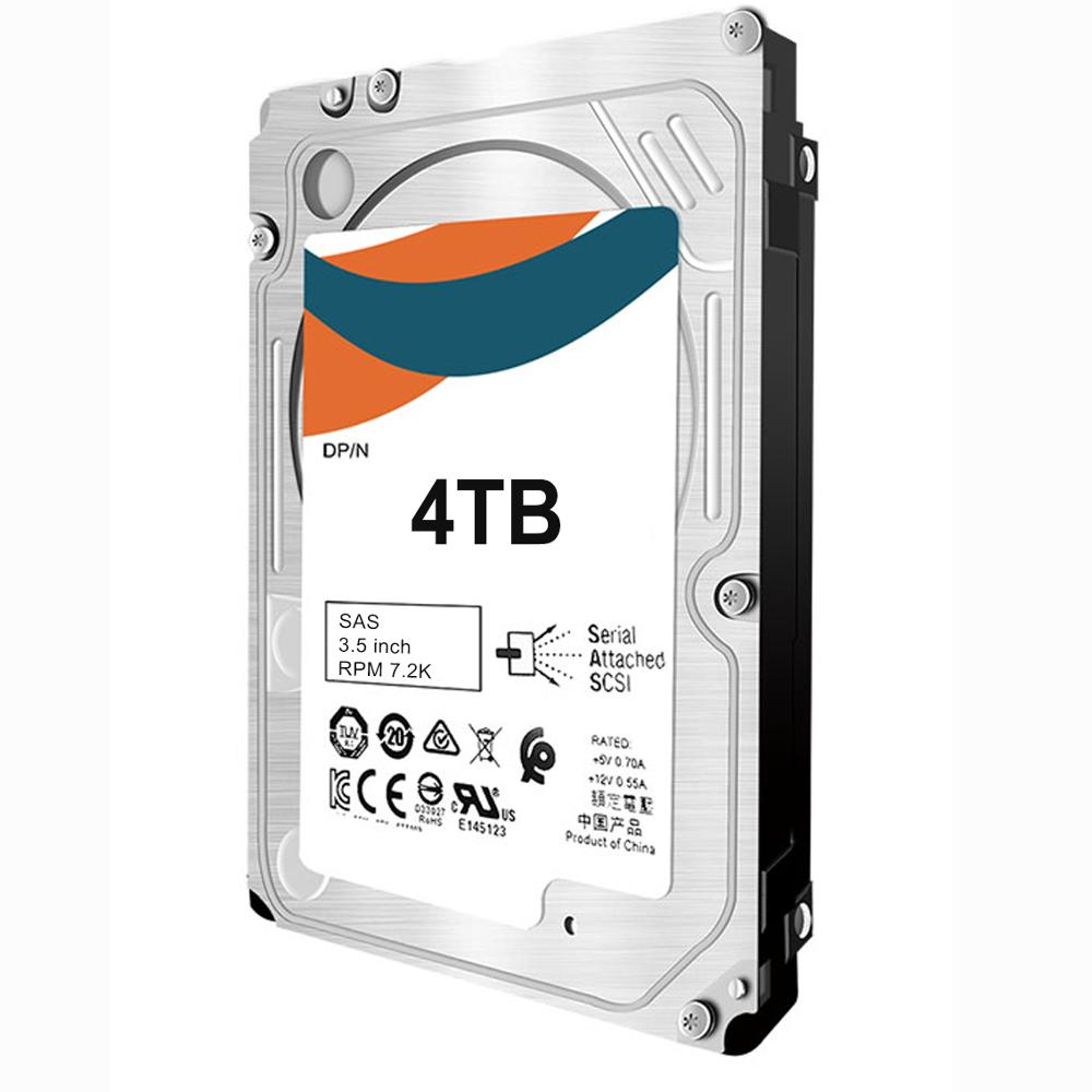 Горячая стандарта 4) штепсельная ТБ жесткий диск HDD 4 ТБ 7,2 K RPM SAS SATA HDD жесткий диск 512N 3,5 дюймов 4 ТБ жесткого диска K07H8 400-ALNY ygchp