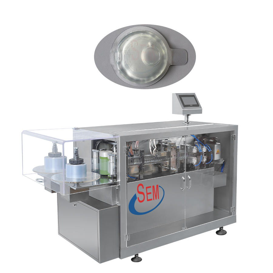 Automatic perfume blister packing machine forming filling sealing for cosmetic liquid cream paste ampoule packing machine