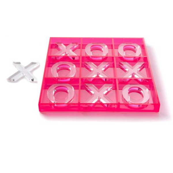 X And O Shape Chess Tic Tac Toe Acrylic Outdoor Tic Tac Toe