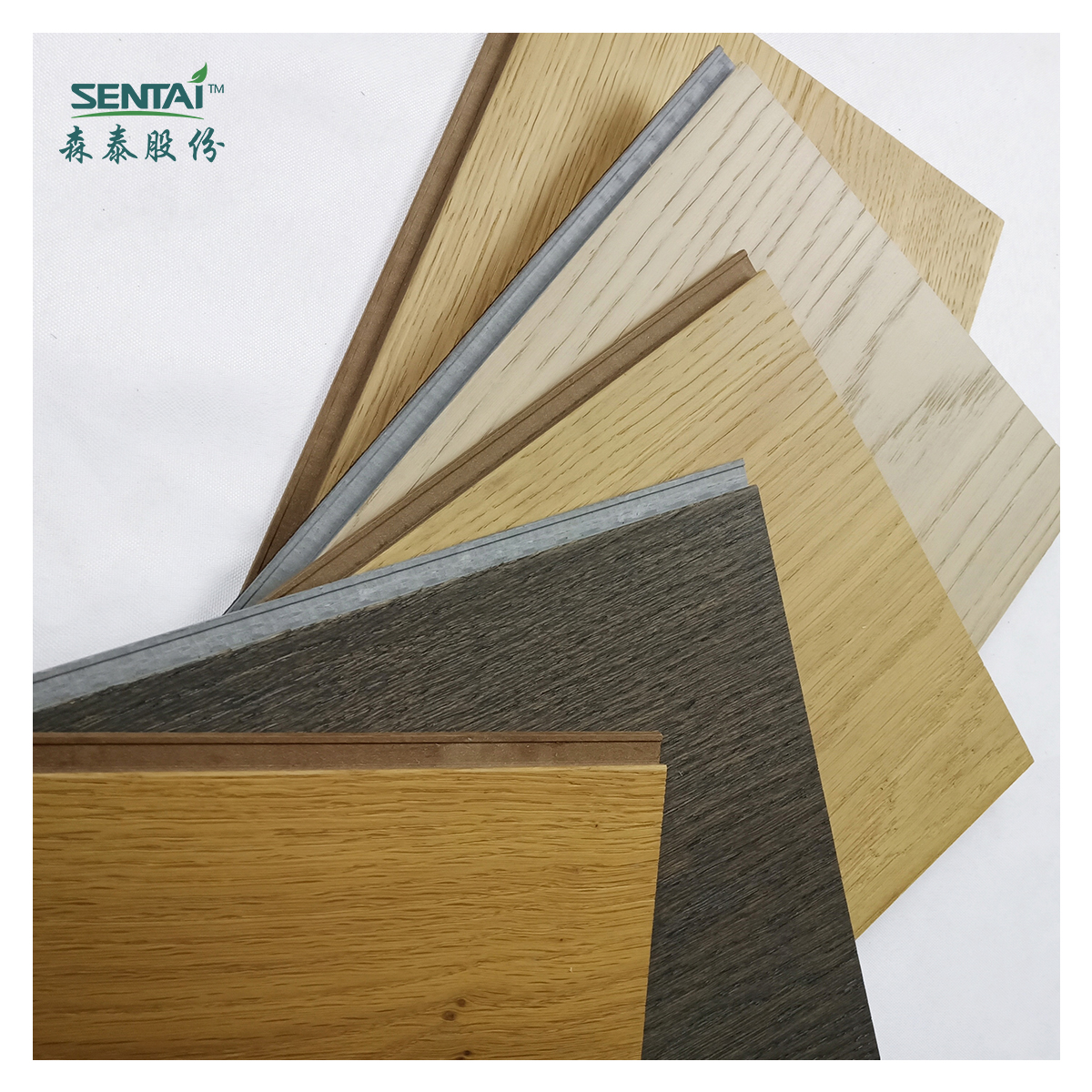 Hight quality Wood veneer Flooring anti static pvc tile SPC flooring