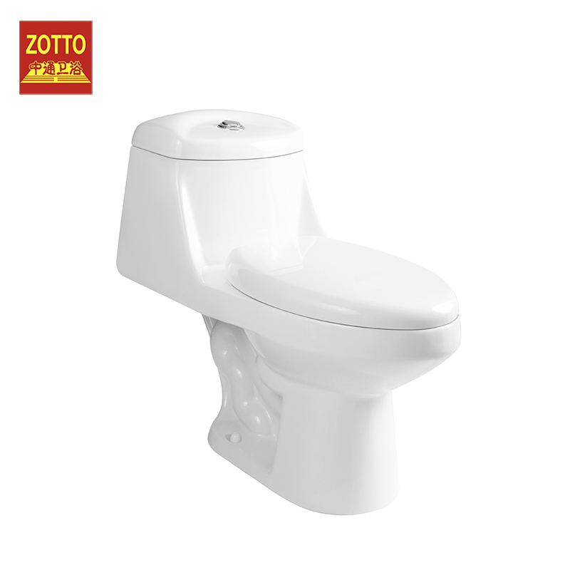 Good Price Bathroom S-trap Sanitary Ware Siphonic Floor Mounted Ceramic Women One-piece Ceramic WC Toilet Seat